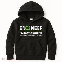 Engineer Im Not Arguing Funny Engineering Quote Engineers Kids Hoodie thumb 0