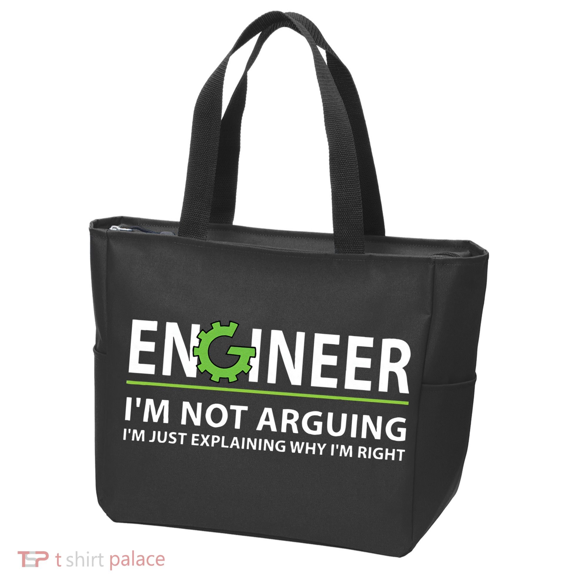 Engineer Im Not Arguing Funny Engineering Quote Engineers Tote Bag