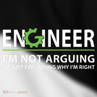 Engineer Im Not Arguing Funny Engineering Quote Engineers Toddler Fine Jersey T-Shirt thumb 2