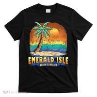 EMERALD ISLE NORTH CAROLINA Vintage Distressed Souvenir T-Shirt thumb 0