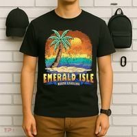 EMERALD ISLE NORTH CAROLINA Vintage Distressed Souvenir T-Shirt thumb 6
