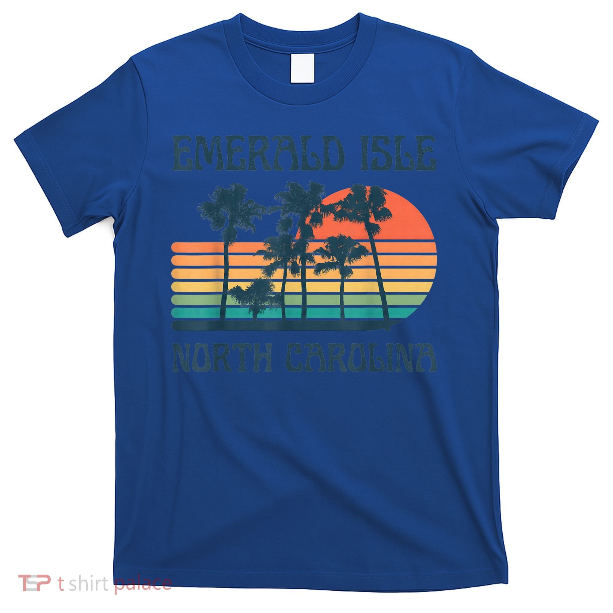 Emerald Isle North Carolina Beach Summer Vacation Vintage T-Shirt