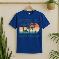 Emerald Isle North Carolina Beach Summer Vacation Vintage T-Shirt thumb 2