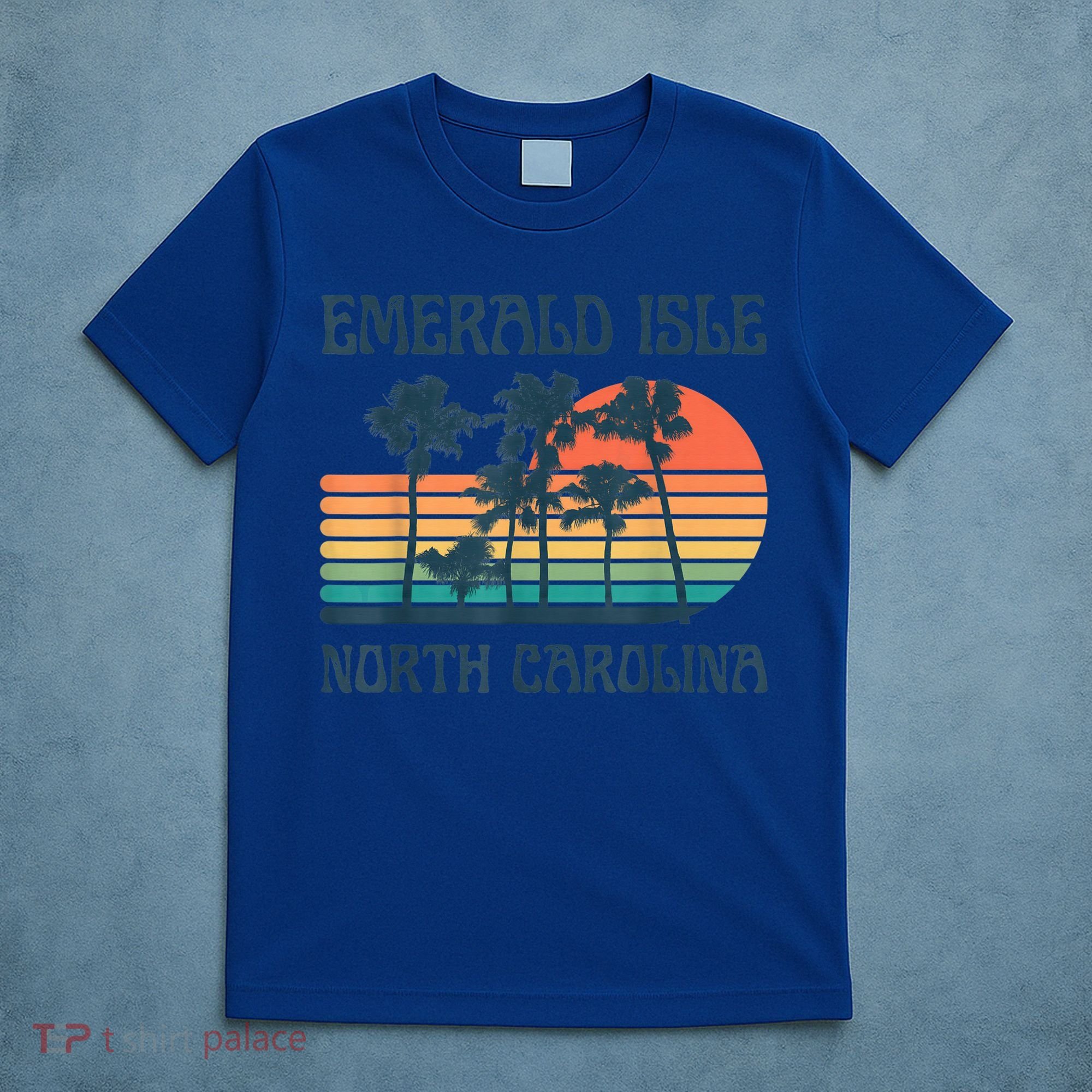 Emerald Isle North Carolina Beach Summer Vacation Vintage T-Shirt