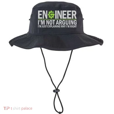 Engineer I'm Not Arguing Funny Engineering Quote Engineers Bucket Hat