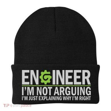 Engineer I'm Not Arguing Funny Engineering Quote Engineers Beanie