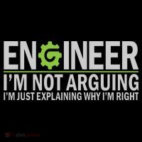 Engineer I'm Not Arguing Funny Engineering Quote Engineers Women's Hoodie thumb 2