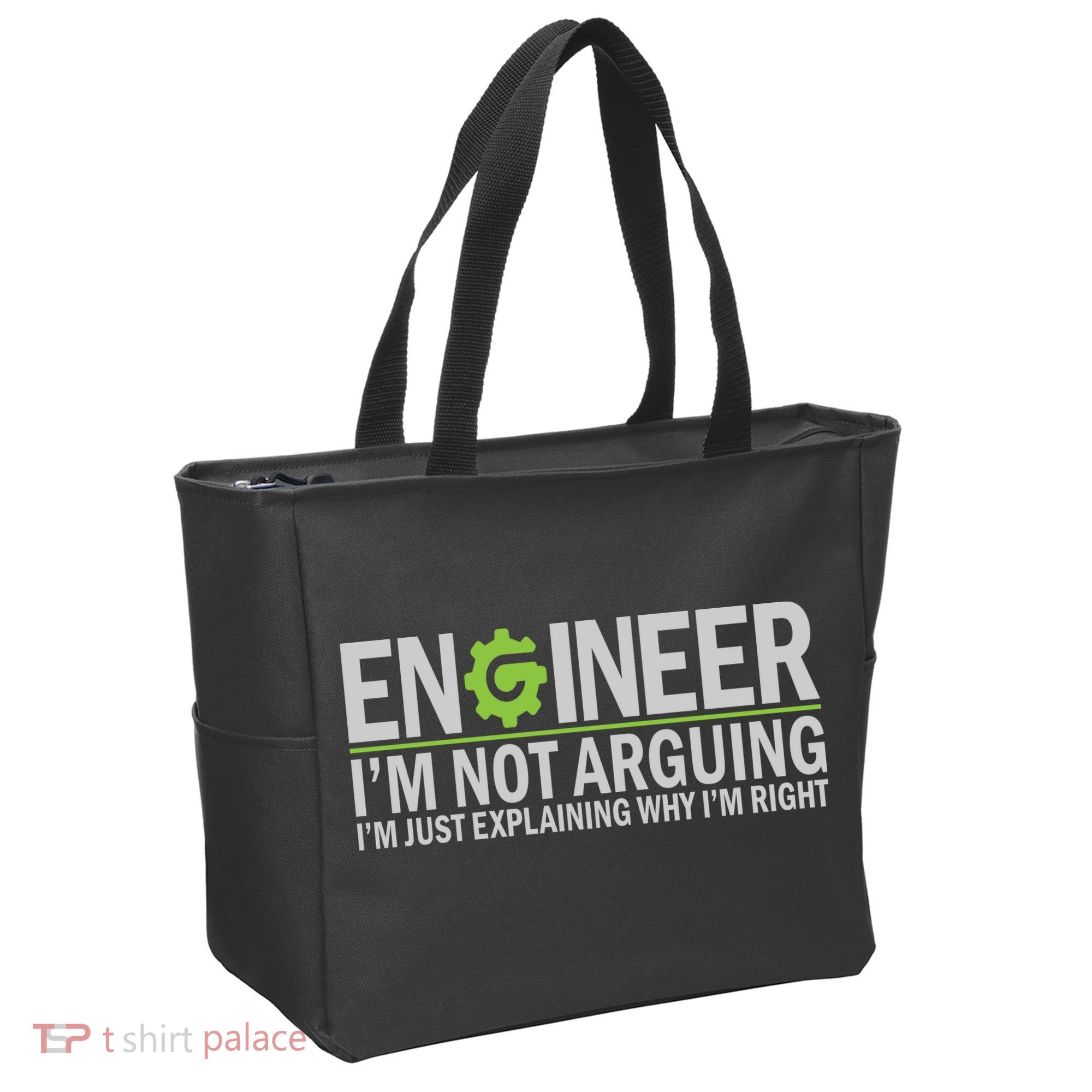 Engineer I'm Not Arguing Funny Engineering Quote Engineers Tote Bag
