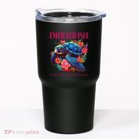 Emerald Isle North Carolina Floral Beach Turtle Souvenir Tumbler thumb 0