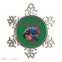 Emerald Isle North Carolina Floral Beach Turtle Souvenir Ornament thumb 0