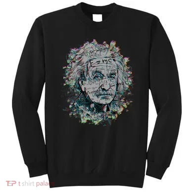 Einstein Paint Splatter Sweatshirt