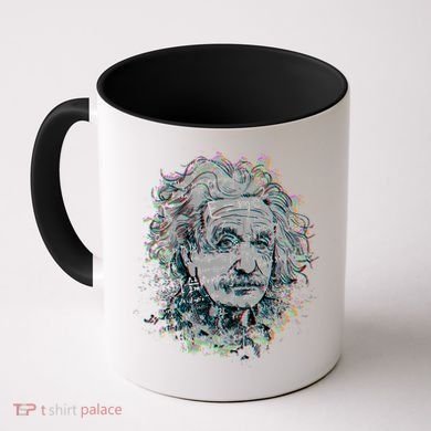 Einstein Paint Splatter Coffee Mug