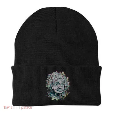 Einstein Paint Splatter Beanie