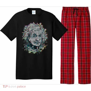 Einstein Paint Splatter Pajama Set