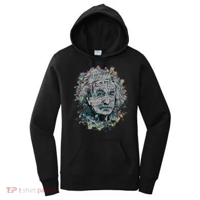 Einstein Paint Splatter Women's Hoodie