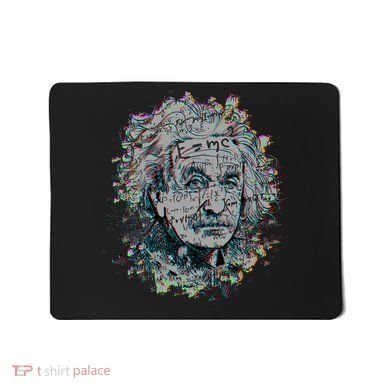 Einstein Paint Splatter Mousepad