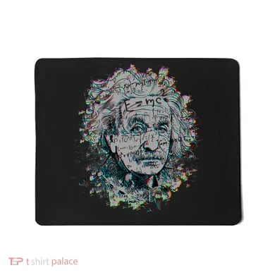 Einstein Paint Splatter Mousepad