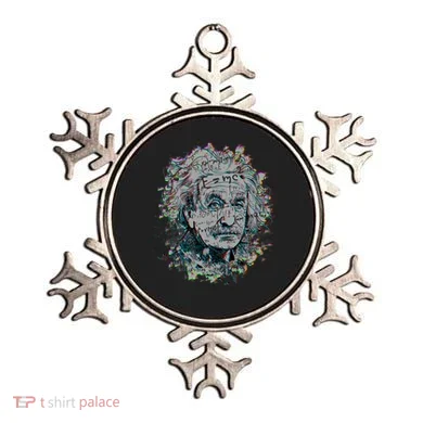 Einstein Paint Splatter Ornament