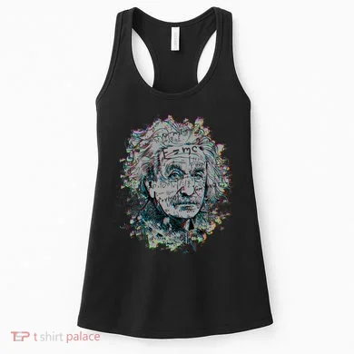 Einstein Paint Splatter Women's Tank Top