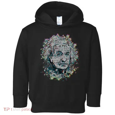 Einstein Paint Splatter Toddler Hoodie
