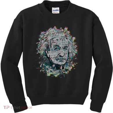 Einstein Paint Splatter Kids Sweatshirt