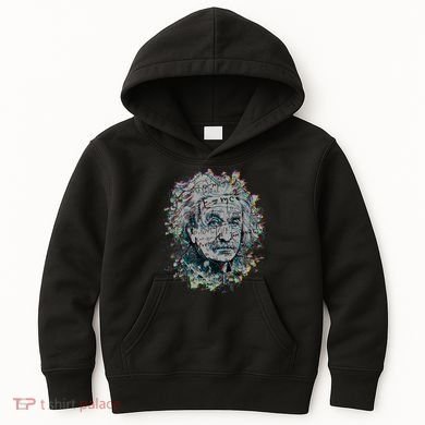 Einstein Paint Splatter Kids Hoodie
