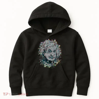 Einstein Paint Splatter Kids Hoodie