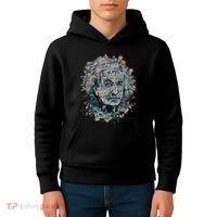 Einstein Paint Splatter Kids Hoodie thumb 4