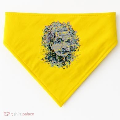 Einstein Paint Splatter USA-Made Doggie Bandana