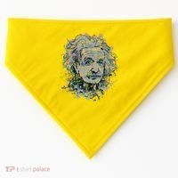Einstein Paint Splatter USA-Made Doggie Bandana thumb 0
