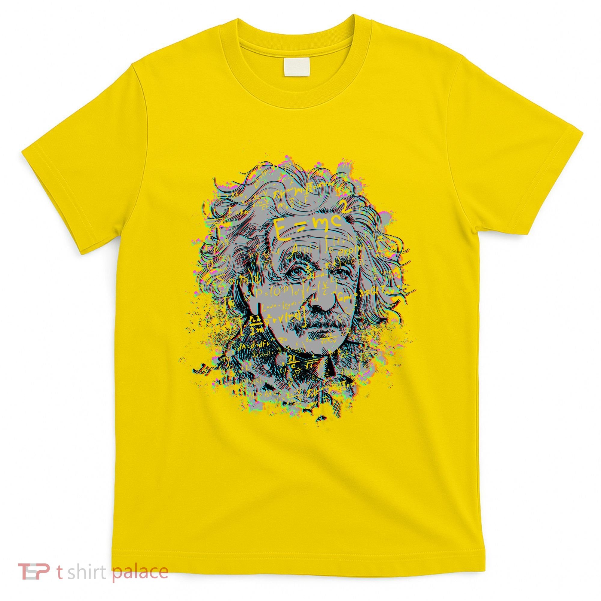 Einstein Paint Splatter T-Shirt