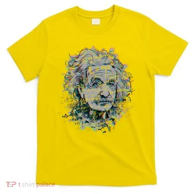 Einstein Paint Splatter T-Shirt