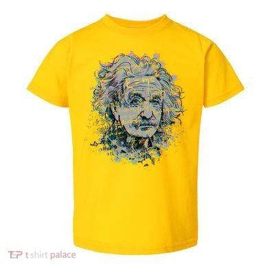 Einstein Paint Splatter Toddler T-Shirt