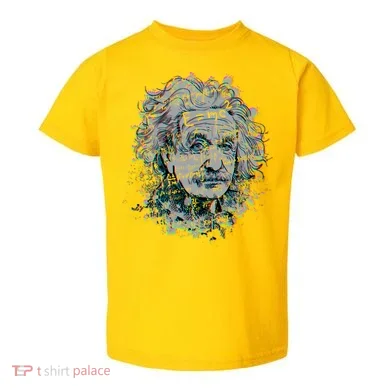 Einstein Paint Splatter Toddler T-Shirt