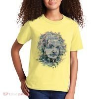 Einstein Paint Splatter Kids T-Shirt thumb 2