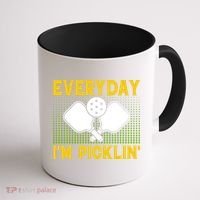 Everyday I'm Picklin' Paddle Pickleball Gift Coffee Mug thumb 1