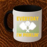 Everyday I'm Picklin' Paddle Pickleball Gift Coffee Mug thumb 2