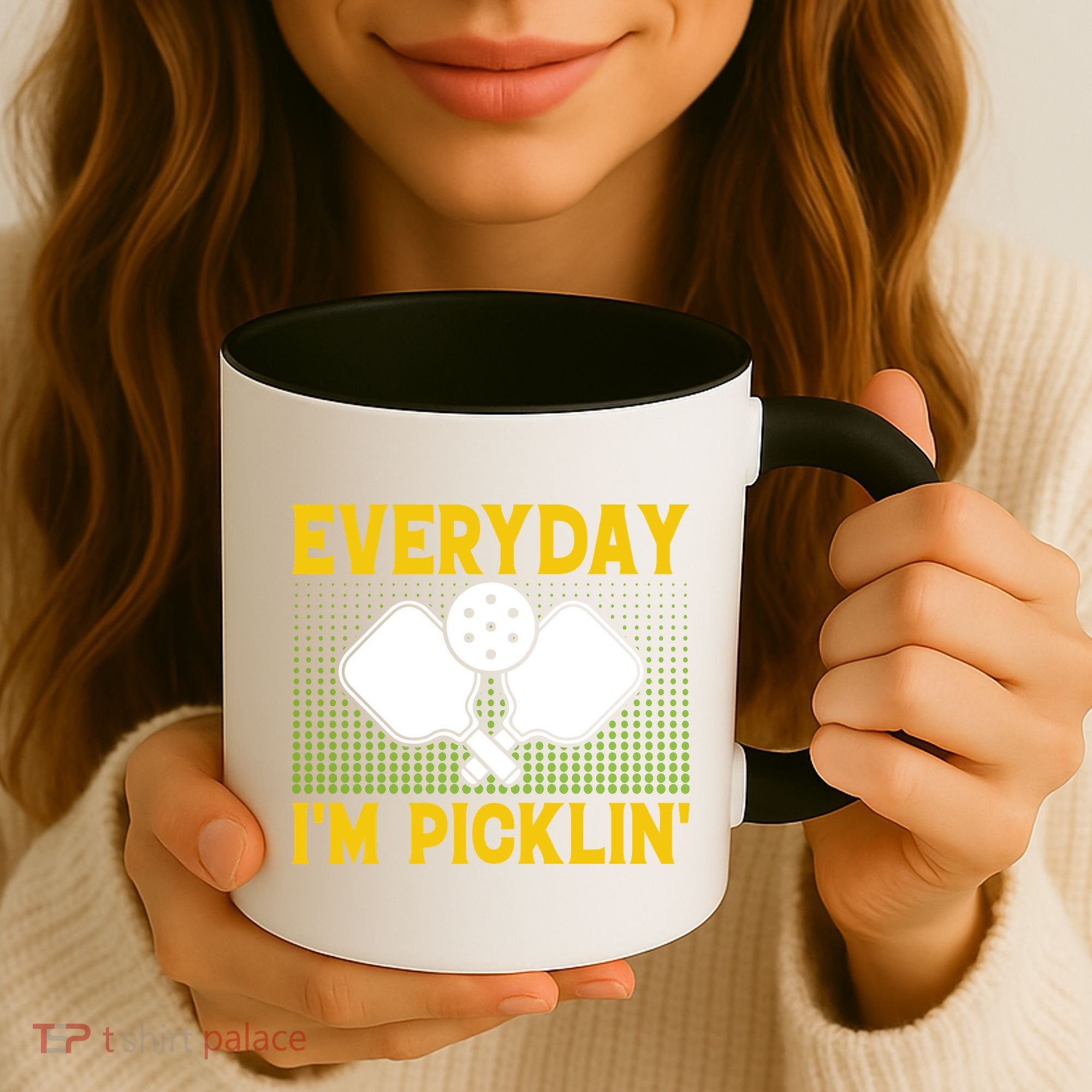 Everyday I'm Picklin' Paddle Pickleball Gift Coffee Mug