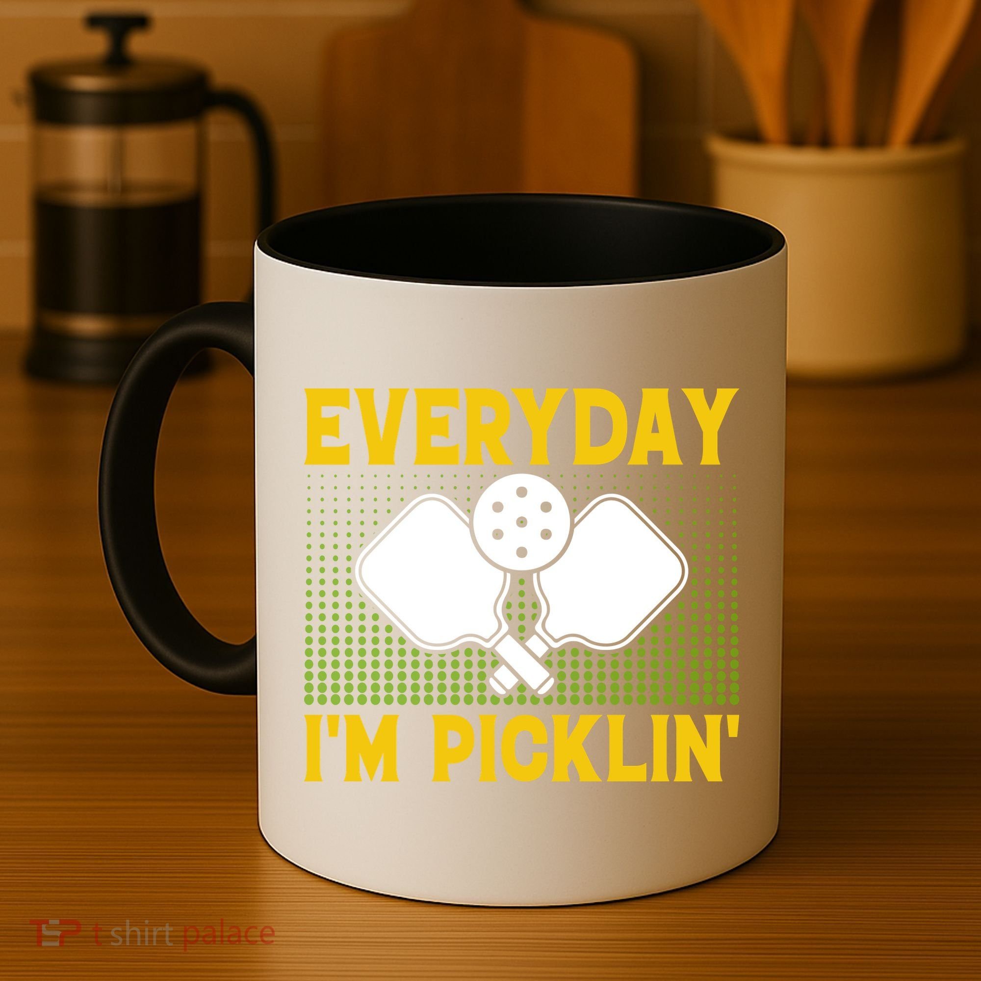 Everyday I'm Picklin' Paddle Pickleball Gift Coffee Mug