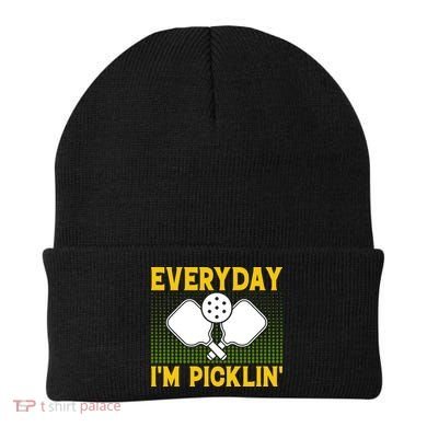Everyday I'm Picklin' Paddle Pickleball Gift Beanie