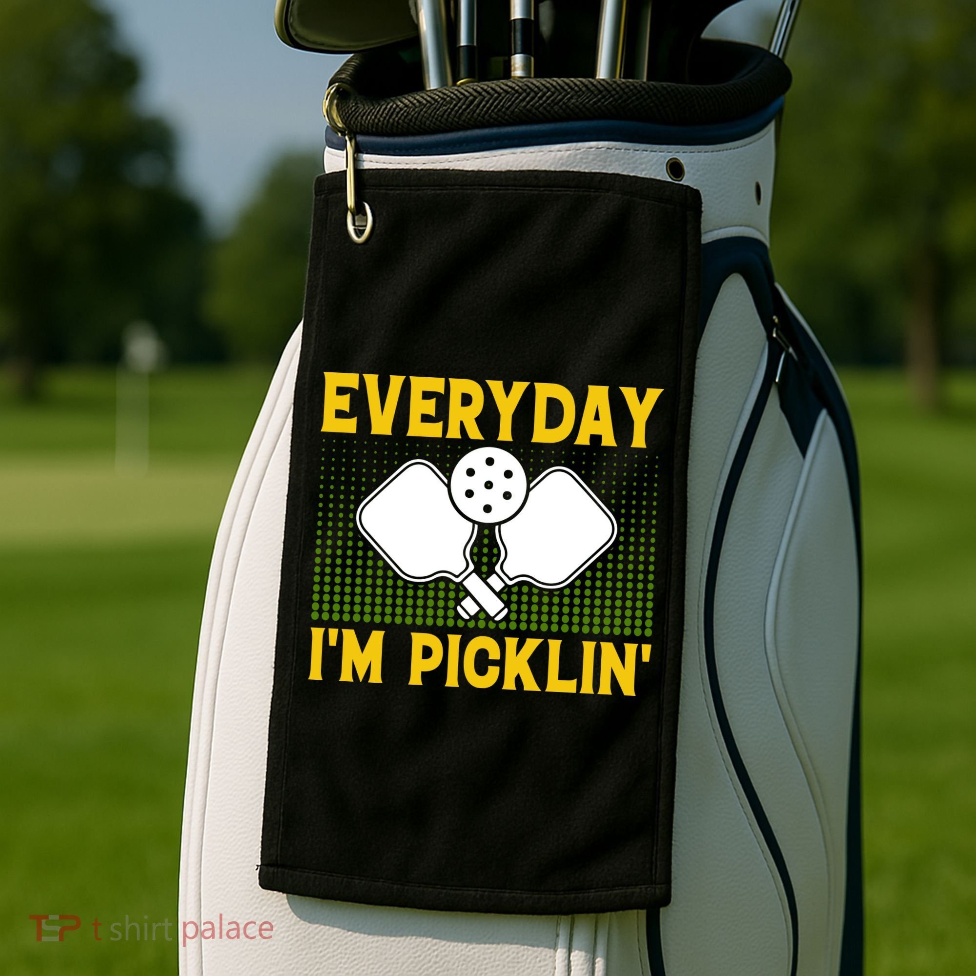 Everyday I'm Picklin' Paddle Pickleball Gift Golf Towel