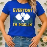 Everyday I'm Picklin' Paddle Pickleball Gift Women's T-Shirt thumb 2
