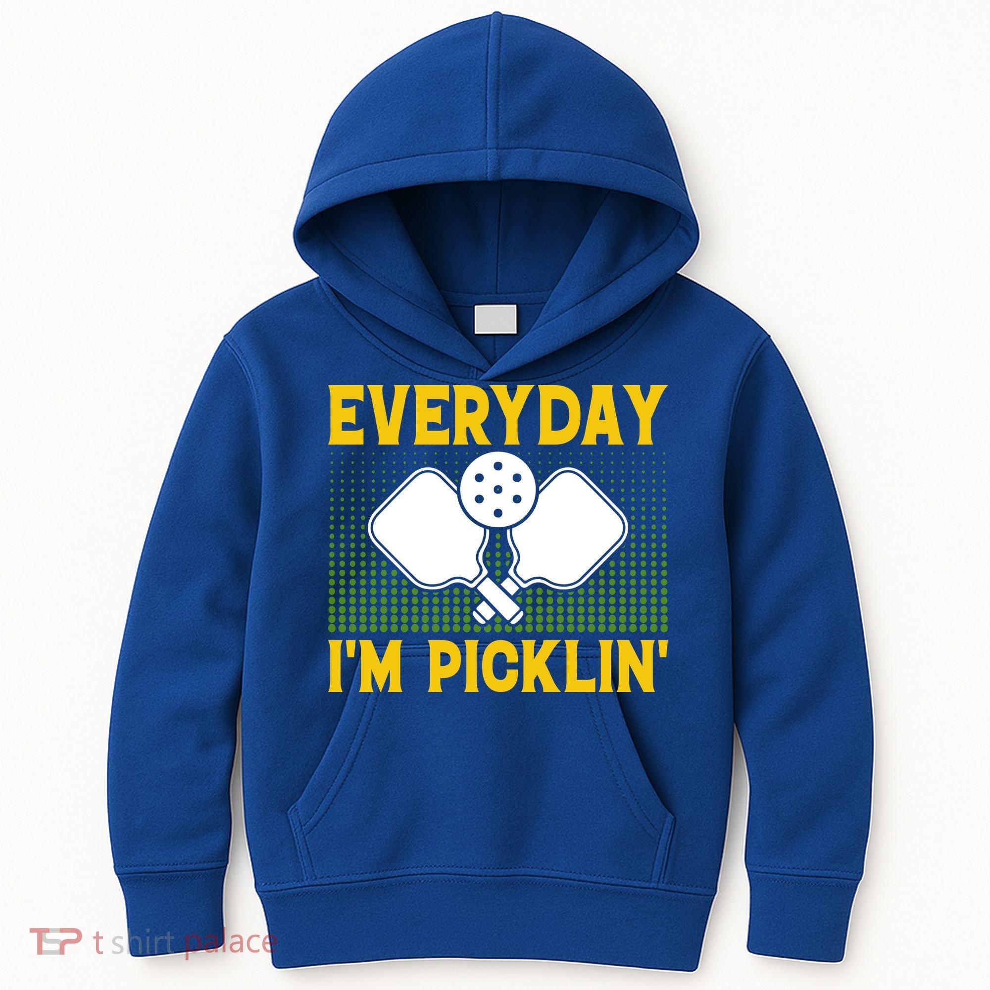 Everyday I'm Picklin' Paddle Pickleball Gift Kids Hoodie