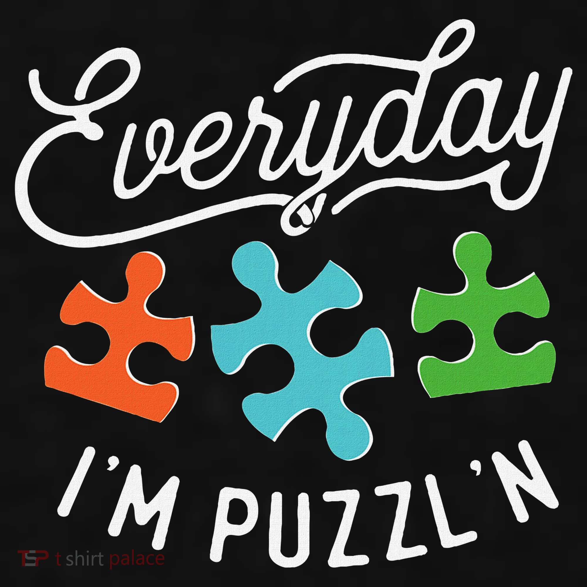 Everyday IM PuzzlN Puzzle Master Puzzler Ladies PosiCharge Tri-Blend Wicking Tank