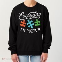 Everyday IM PuzzlN Puzzle Master Puzzler Women's Sweatshirt thumb 0