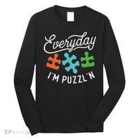 Everyday IM PuzzlN Puzzle Master Puzzler Long Sleeve Shirt thumb 0