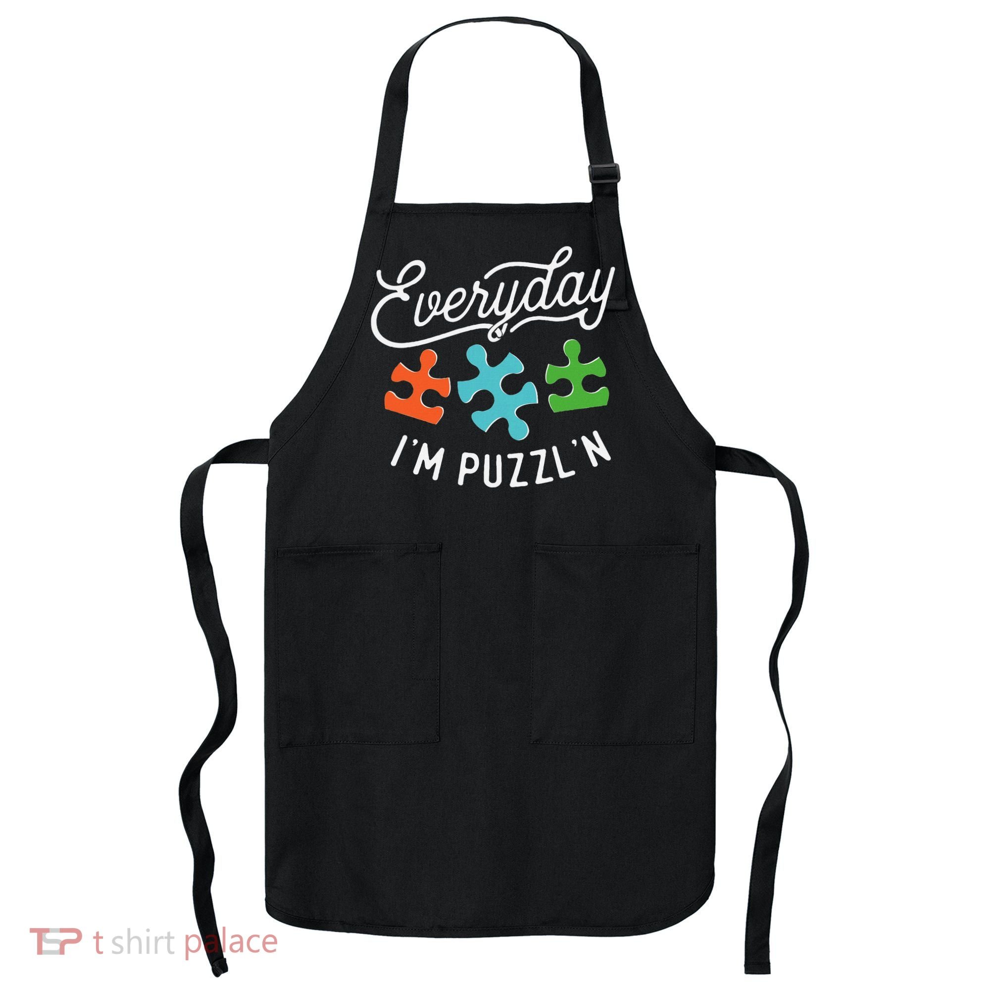 Everyday IM PuzzlN Puzzle Master Puzzler Apron