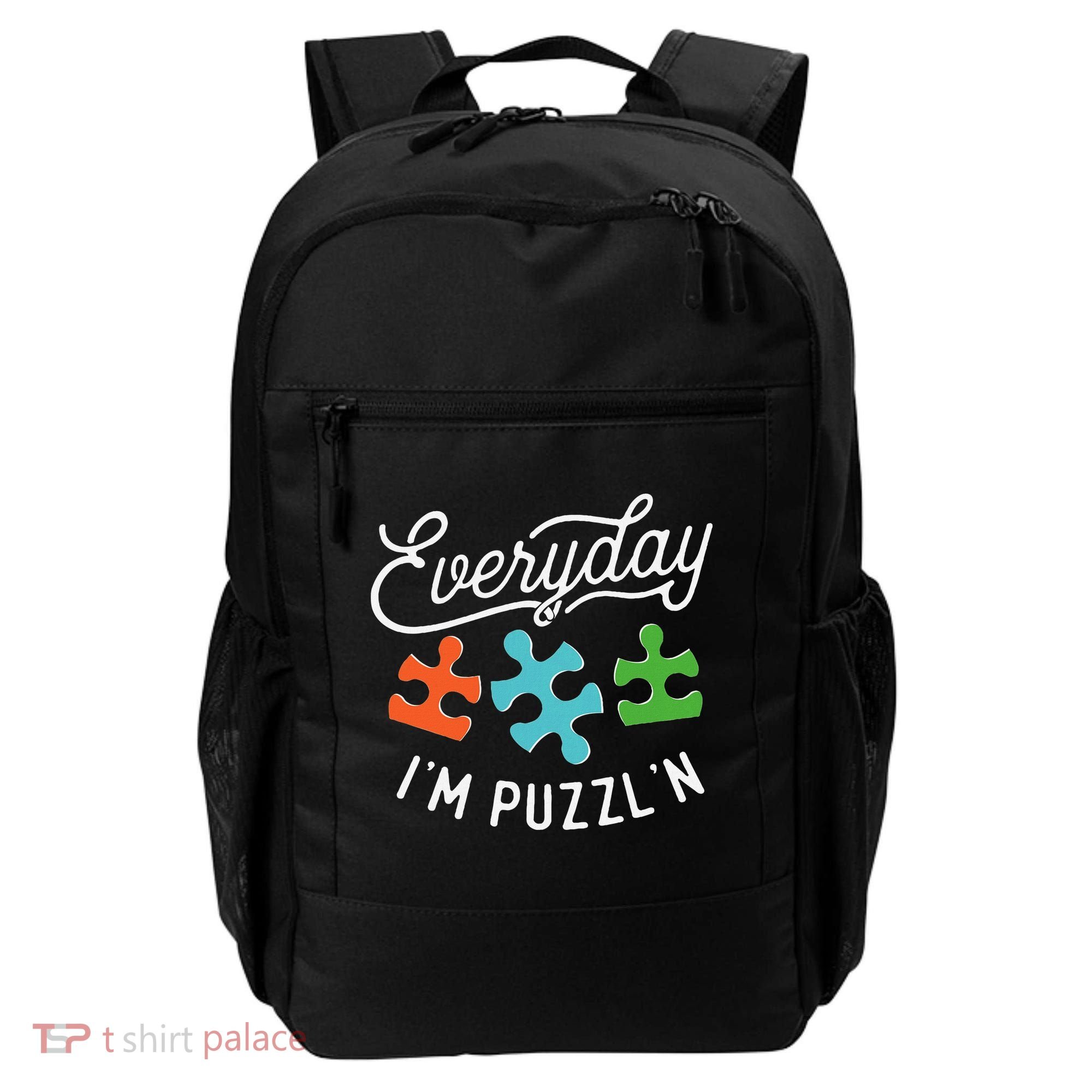 Everyday IM PuzzlN Puzzle Master Puzzler Backpack