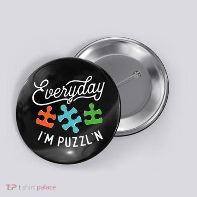 Everyday IM PuzzlN Puzzle Master Puzzler Button