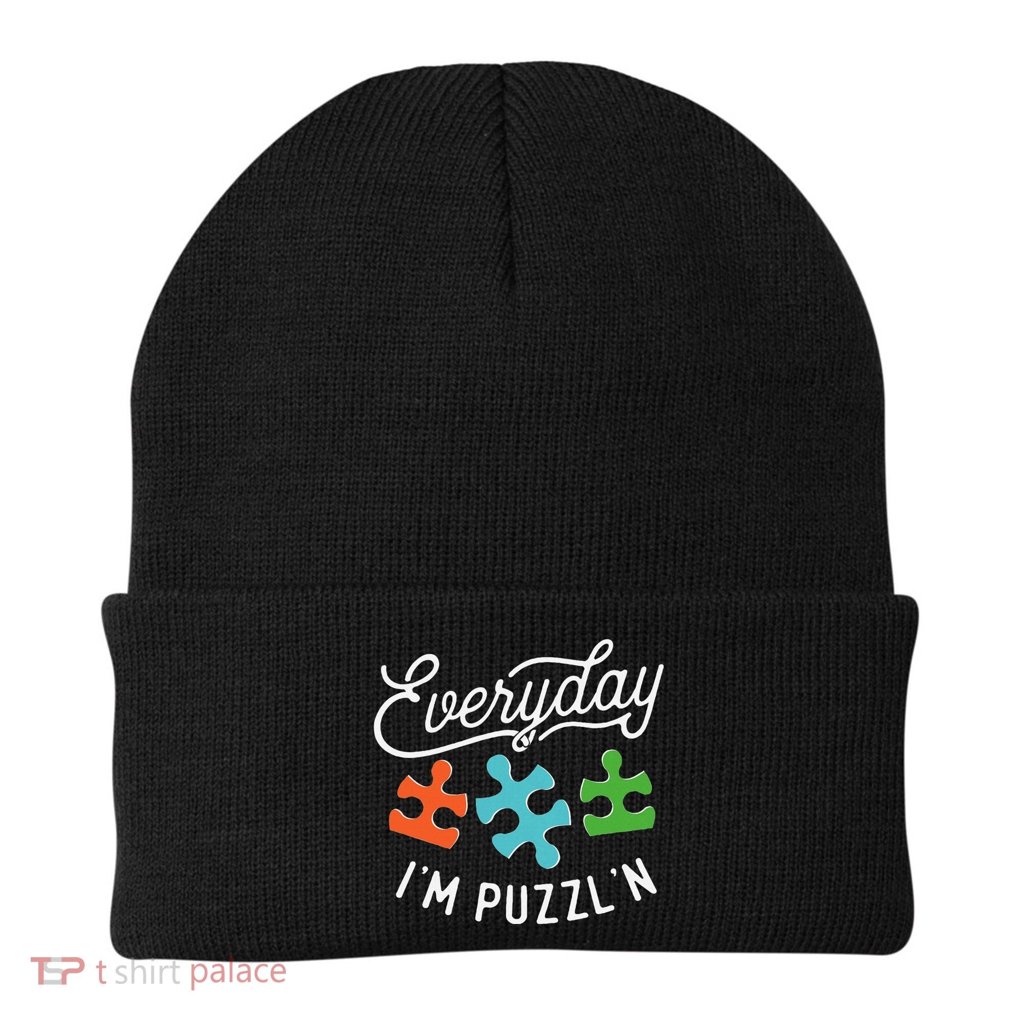 Everyday IM PuzzlN Puzzle Master Puzzler Beanie
